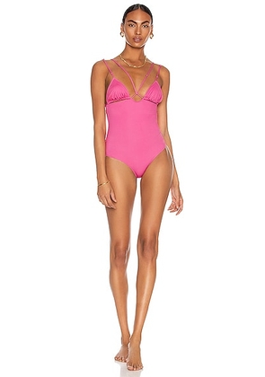 JACQUEMUS Le Maillot Pila Swimsuit in Pink - Pink. Size S (also in ).