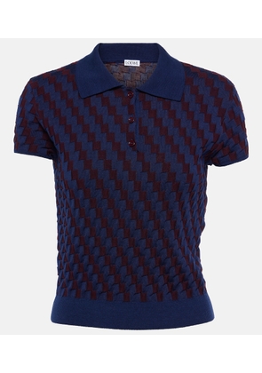 Loewe Cotton-blend polo shirt