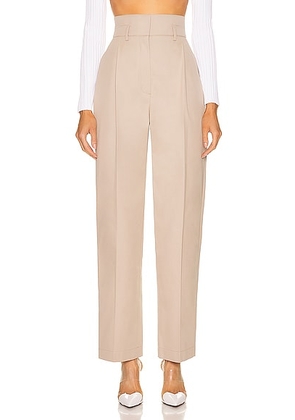 ALAÏA High Waisted Pant in Beige Clair - Beige. Size 44 (also in ).