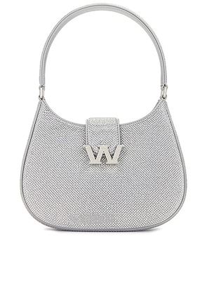Alexander Wang W Legacy Small Hobo Bag in Alloy - Metallic Silver. Size all.