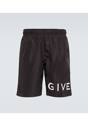 Givenchy Logo swim trunks