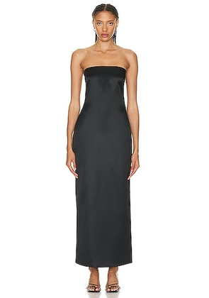 The Row Reeta Dress in Black - Black. Size 6 (also in ).