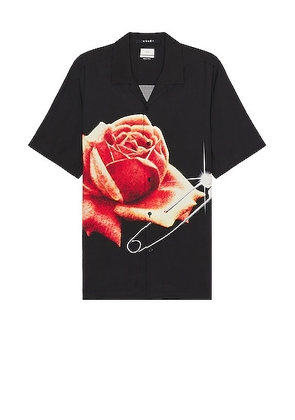 Ksubi Rose Garden Resort Shirt in Black - Black. Size S (also in ).