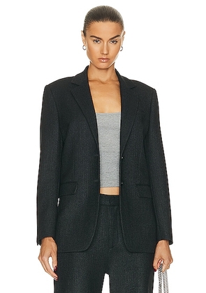 SPRWMN Oversized Blazer in Charcoal - Charcoal. Size XS (also in ).