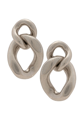 Isabel Marant Boucle D'oreill Earrings in Silver - Metallic Silver. Size all.