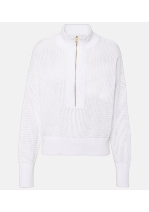 Varley Aurora cotton half-zip sweater