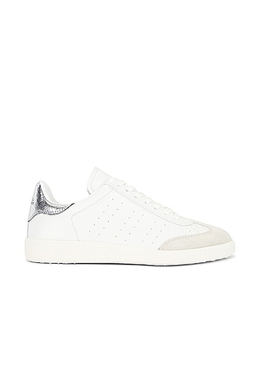 Isabel Marant Bryce Sneaker in Silver - White. Size 37 (also in ).