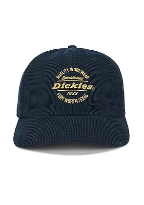 Dickies Corduroy Cap in Airforce Blue - Blue. Size all.