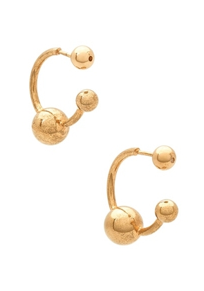 Jean Paul Gaultier Earrings in Gold - Metallic Gold. Size all.