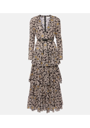 Zimmermann Ottie floral cotton midi dress