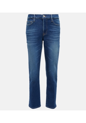 Frame Le Nouveau mid-rise straight jeans