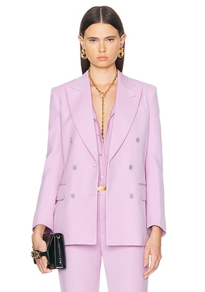 TOM FORD Double Breasted Jacket in Crocus Petal - Lavender. Size 36 (also in 38).