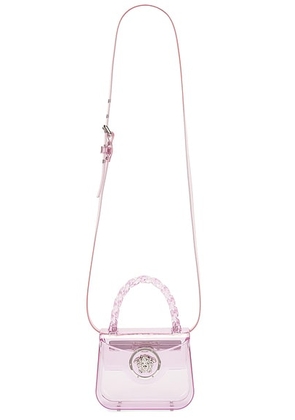 VERSACE Mini Top Handle Bag in English Rose - Pink. Size all.