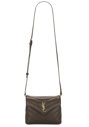 Saint Laurent Toy Strap Loulou Bag in Light Musk - Brown. Size all.