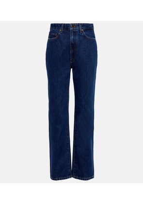 Khaite Abigail mid-rise straight jeans