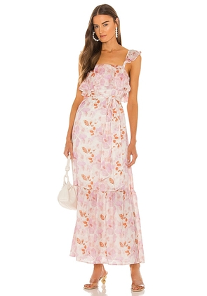 House of Harlow 1960 x REVOLVE Evelyne Maxi Dress in Pink. Size XS.