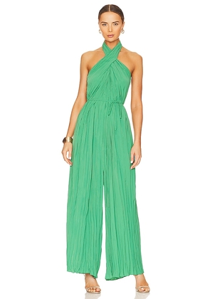 ASTR the Label Damia Jumpsuit in Green. Size M, XS.