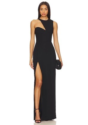 Amanda Uprichard X REVOLVE Gilda Gown in Black. Size XS.