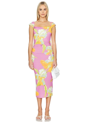 Amanda Uprichard Rebecca Dress in Pink. Size M, S, XL, XS.