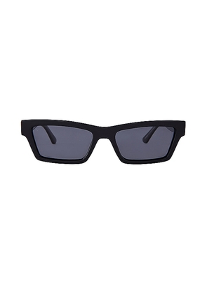 dime optics Laurel Sunglasses in Black.