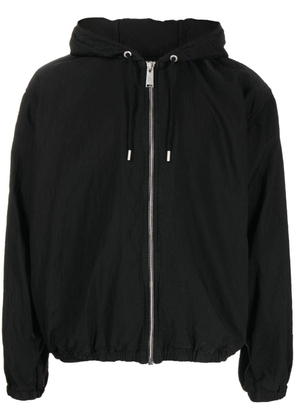 Heron Preston logo tape zip-up jacket - Black