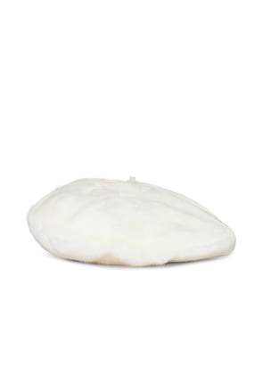 MISCREANTS Carrie Beret Small in Ivory.