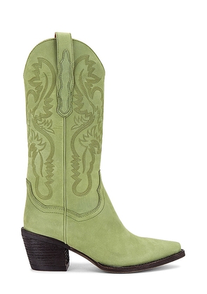 Jeffrey Campbell Dagget Boot in Green. Size 9.