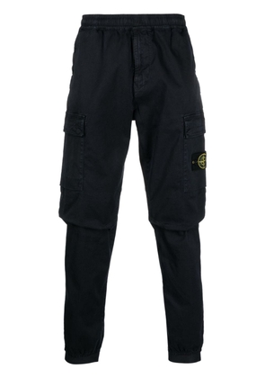 Stone Island Compass-patch cargo trousers - Blue