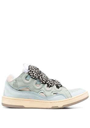 Lanvin Curb lace-up chunky sneakers - Blue