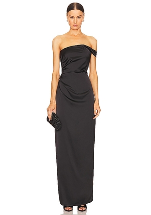 Nookie Pallisade Gown in Black. Size XL, XS.