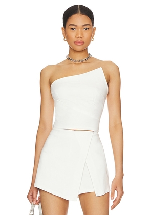 superdown Quincy Strapless Top in White. Size S, XL.