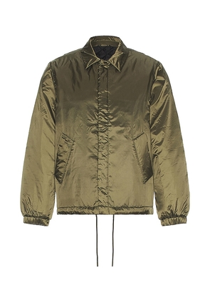 SATURDAYS NYC Cooper Quilted Lined Jacket in Army. Size M.