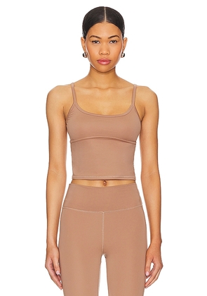WellBeing + BeingWell MoveWell Ripley Tank in Brown. Size M, S, XL, XS, XXS.