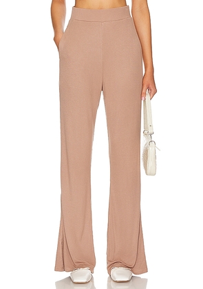 WellBeing + BeingWell Palisade Pant in Brown. Size M, S, XL, XS, XXS.
