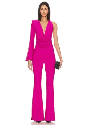Zhivago Music Is Magic Jumpsuit in Pink. Size 12, 2, 4, 6, 8.