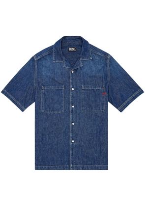 Diesel D-Paroshort short-sleeved denim shirt - Blue
