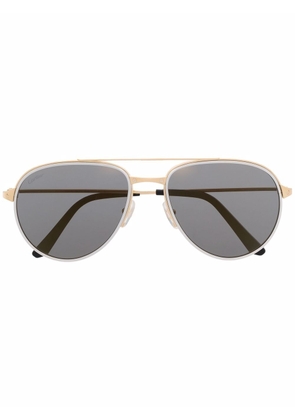 Cartier Eyewear Santos de Cartier sunglasses - Gold