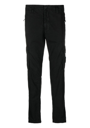 Stone Island slim-fit tapered trousers - Black