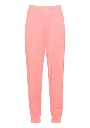 Moncler high-waisted logo-embossed track pants - Pink