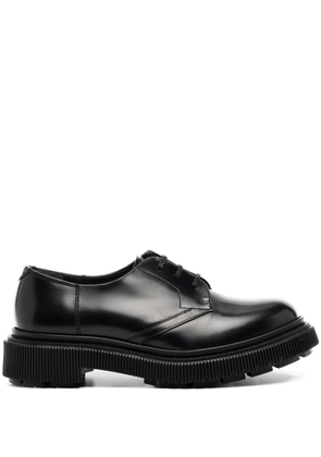 Adieu Paris round-toe lace-up fastening loafers - Black