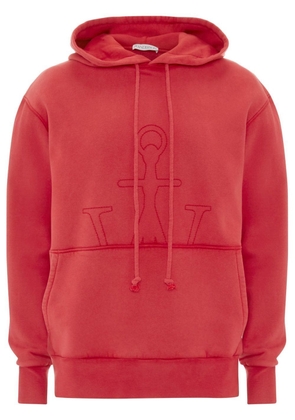 JW Anderson logo-embroidered hoodie