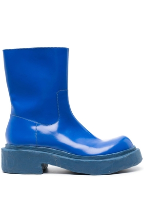 CamperLab Vamonos chunky-sole leather boots - Blue