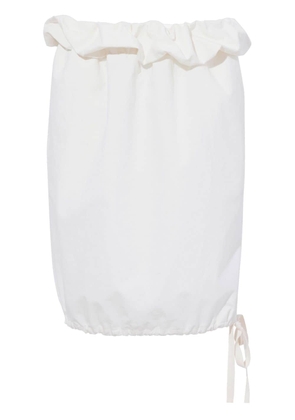 Proenza Schouler Hayley crinkled poplin skirt - White
