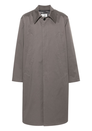 MM6 Maison Margiela single-breasted trench coat - Grey