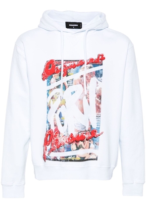Dsquared2 Rocco Cool cotton hoodie - White