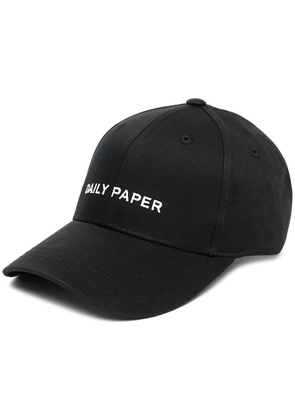 Daily Paper logo embroidered baseball cap - Black