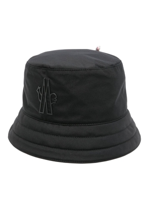 Moncler Grenoble logo-appliqué bucket hat - Black