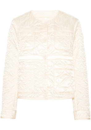 Moncler logo-quilted jacket - Yellow