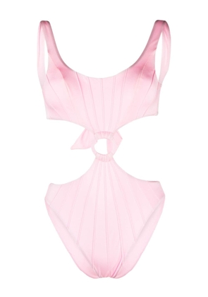 Noire Swimwear cut-out swimsuit - Pink