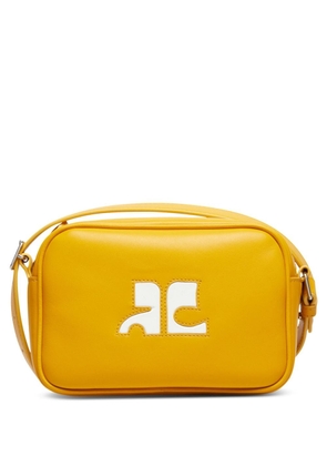Courrèges Reedition Camera leather bag - Yellow